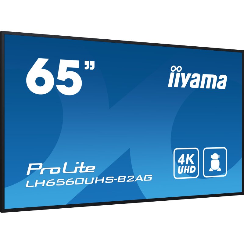 iiyama LH6560UHS-B2AG Écran d'affichage dynamique Carte A numérique 163,8 cm (64.5