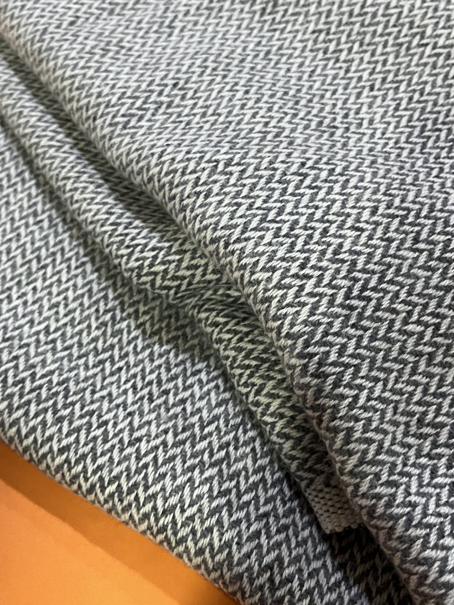 Wollstola 'Grey', grau-weiß, B 70 cm, L 200 cm günstig bestellen