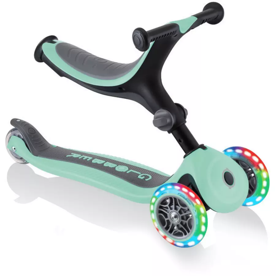 GLOBBER GO-UP 4-in-1 FOLDABLE LIGHTS mint - mit Leuchtrollen
