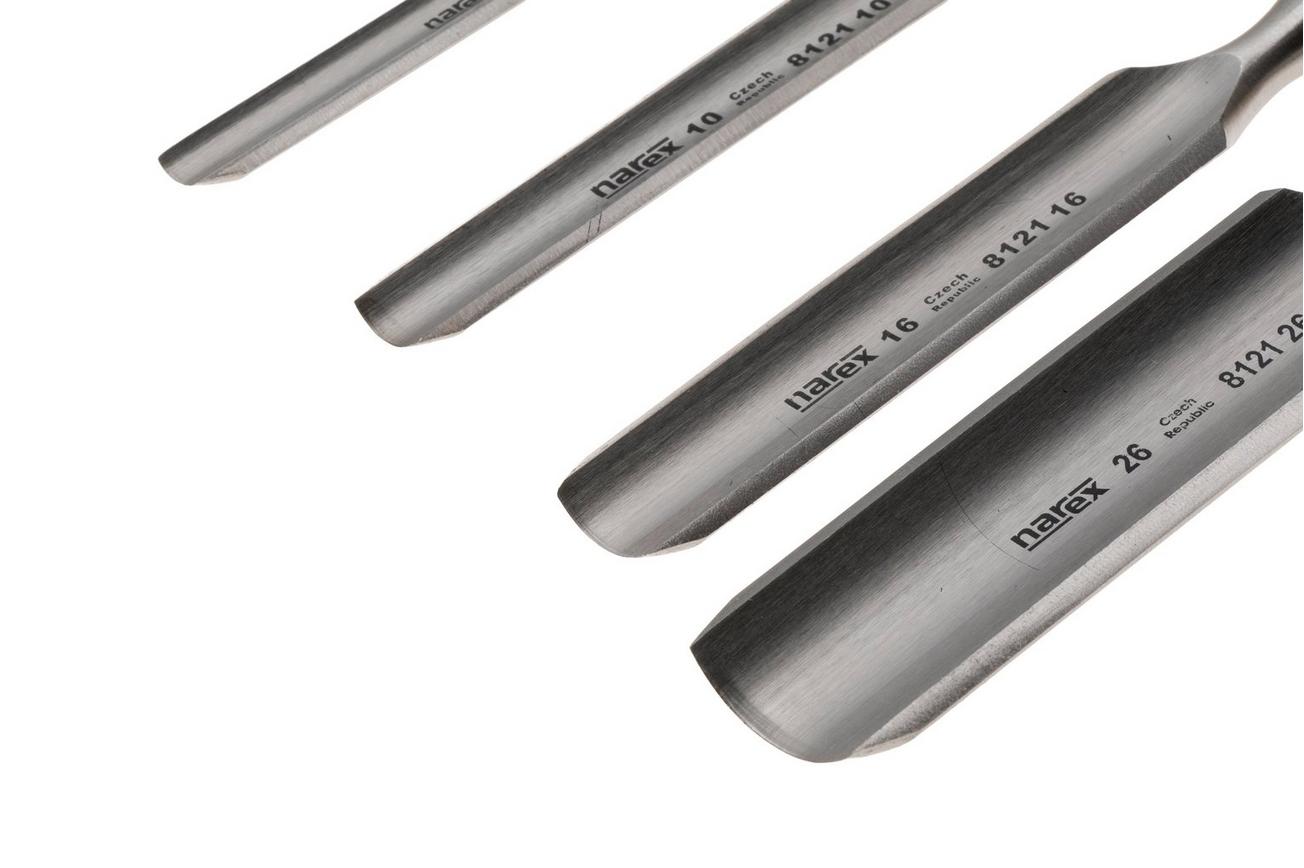 Narex Wood Line Profi Gouge Set 863510, gutsenset 8-10-16-26 mm, 4-delig