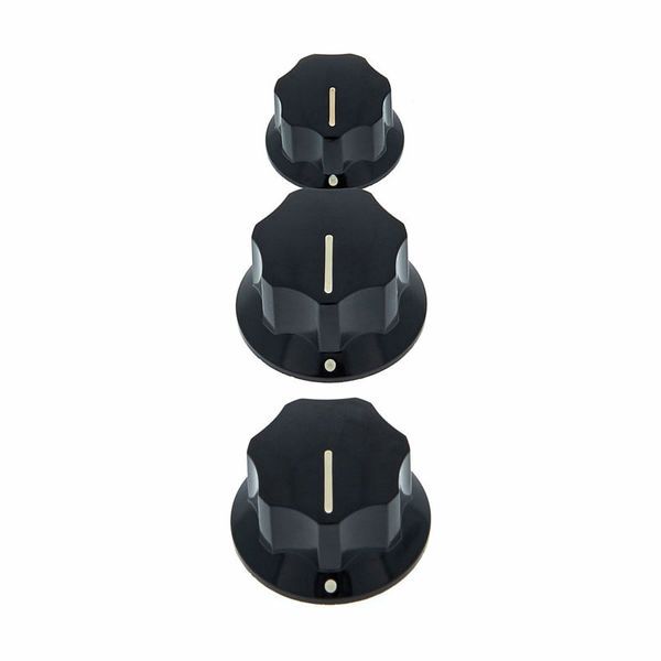 Fender Potiknopf Set für Jazz Bass schwarz