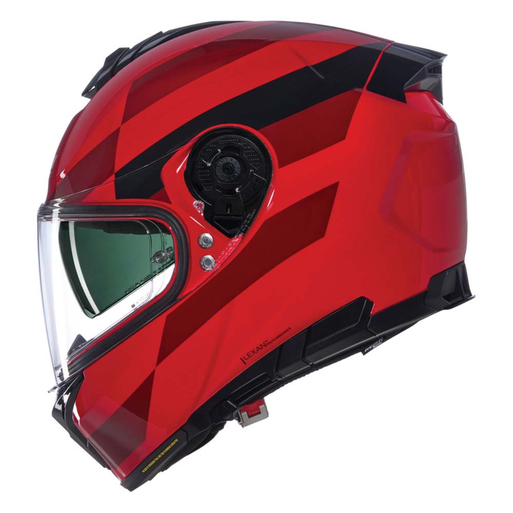 Nolan - Casque N80-8 Alfiere N-Com Rouge / Noir / Brillant