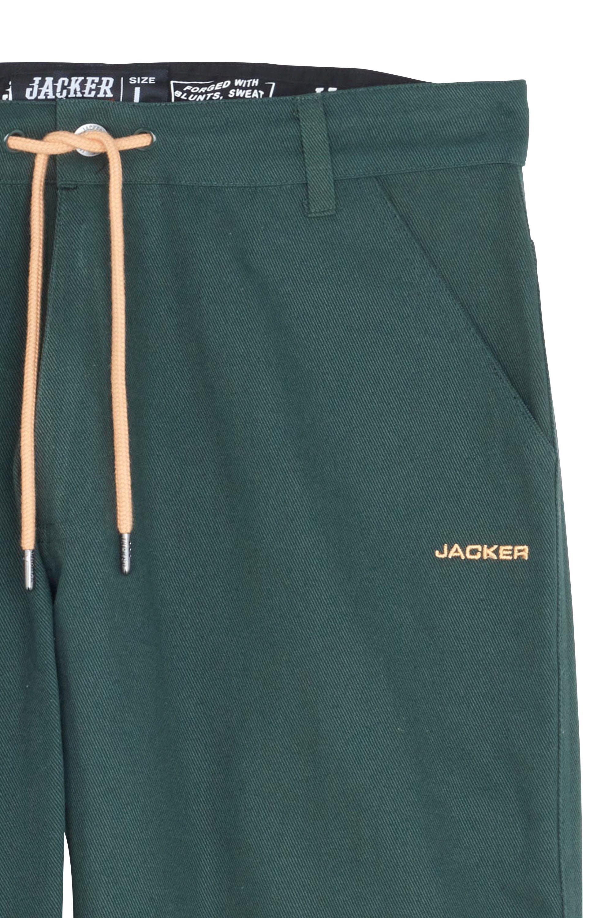 JACKER Pantalon Hustler Service Chino Vert
