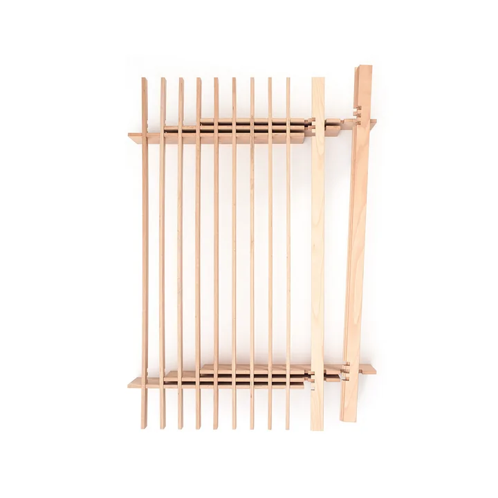 Tojo - Parallel Bett, 140 x 195 cm, Buche natur