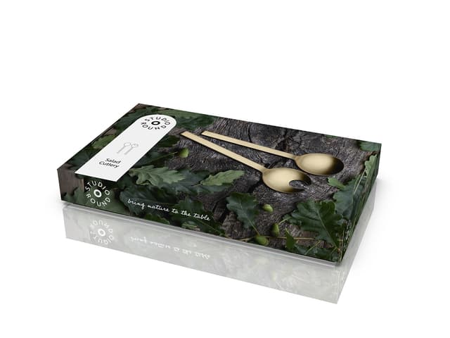 Studio Round Storm Salatbestik 25 cm Honey