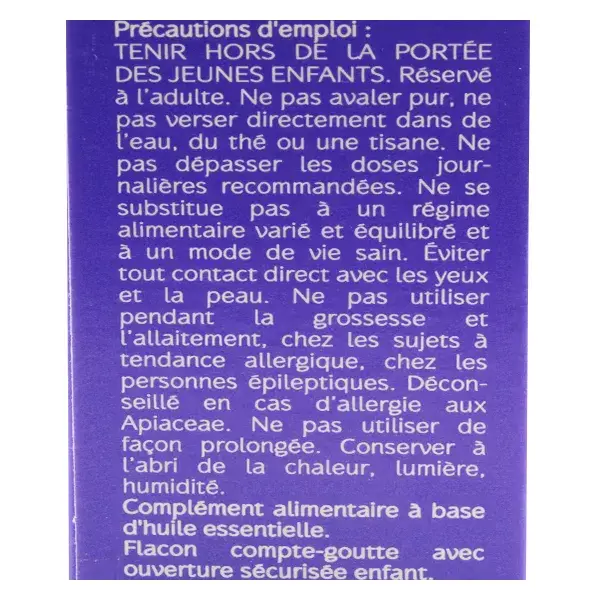 Óleo Essencial de Coentro Orgânico Naturaactive 10ml