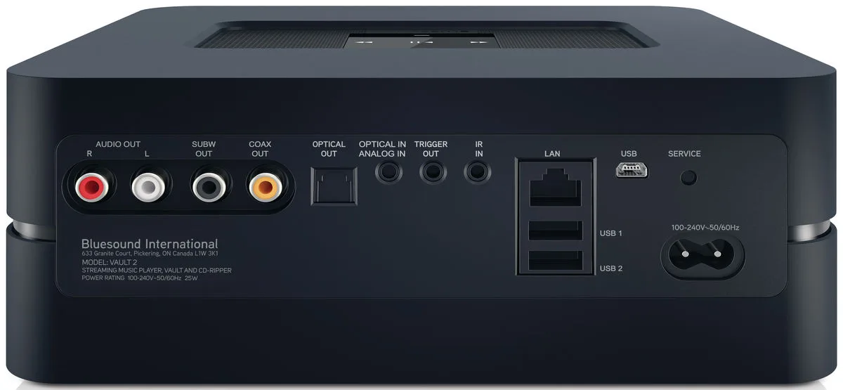 Bluesound Vault 2i Noir Serveurs audio