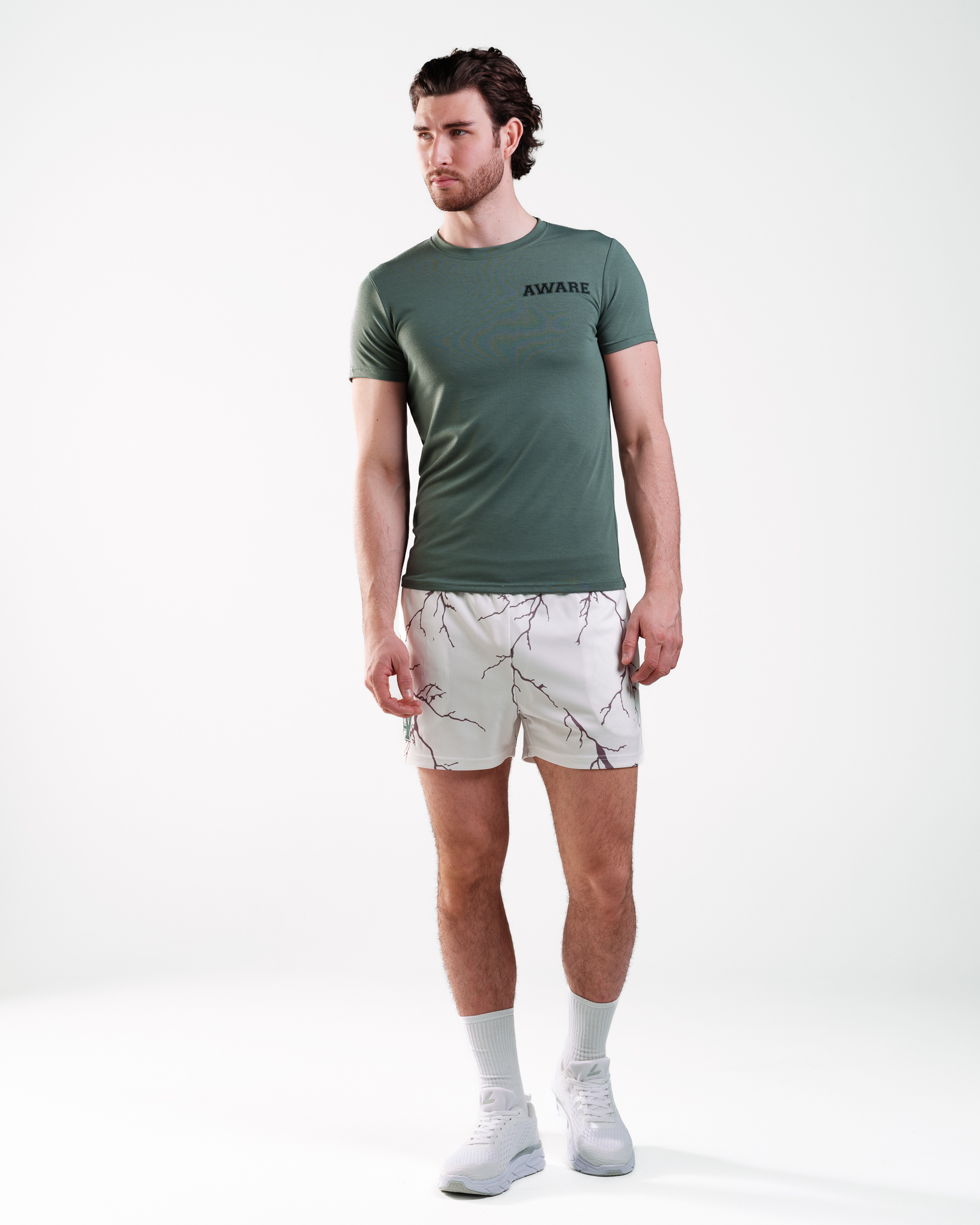 AWARE Fitted Tee Green