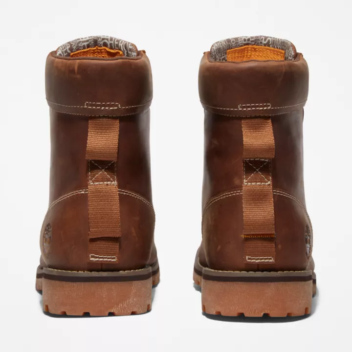Bota impermeável robusta II de 6 polegadas para homem, na cor marrom claro.