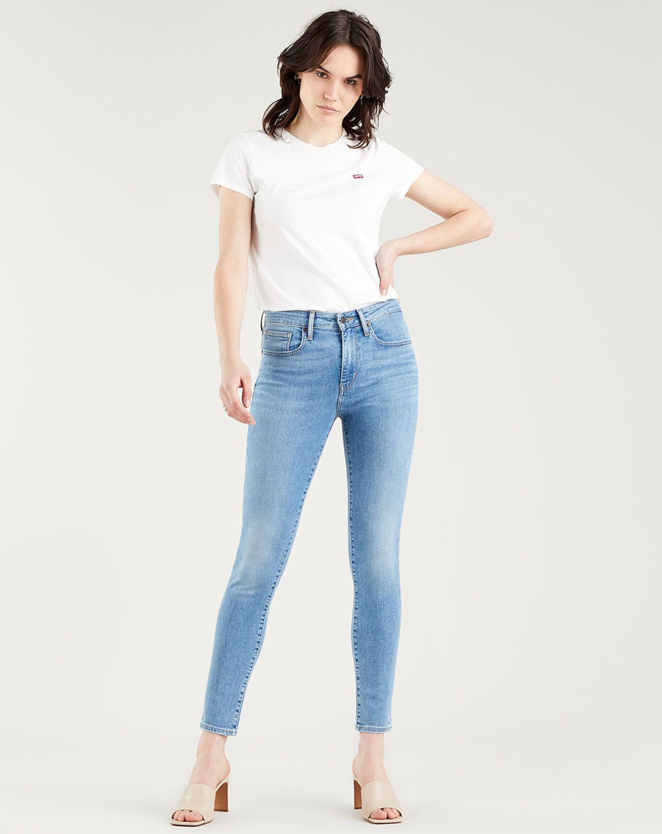 Levi's® Jean 721 High Rise Skinny bleu moyen