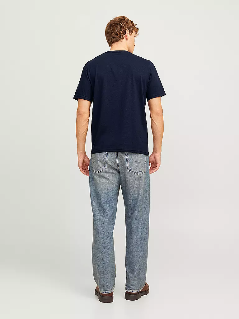 JACK & JONES T-Shirt JJXMAS dunkelblau