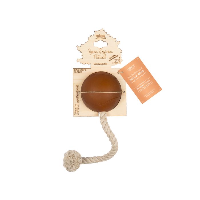 Brinquedo para cães Return Rub Ball Rope XL