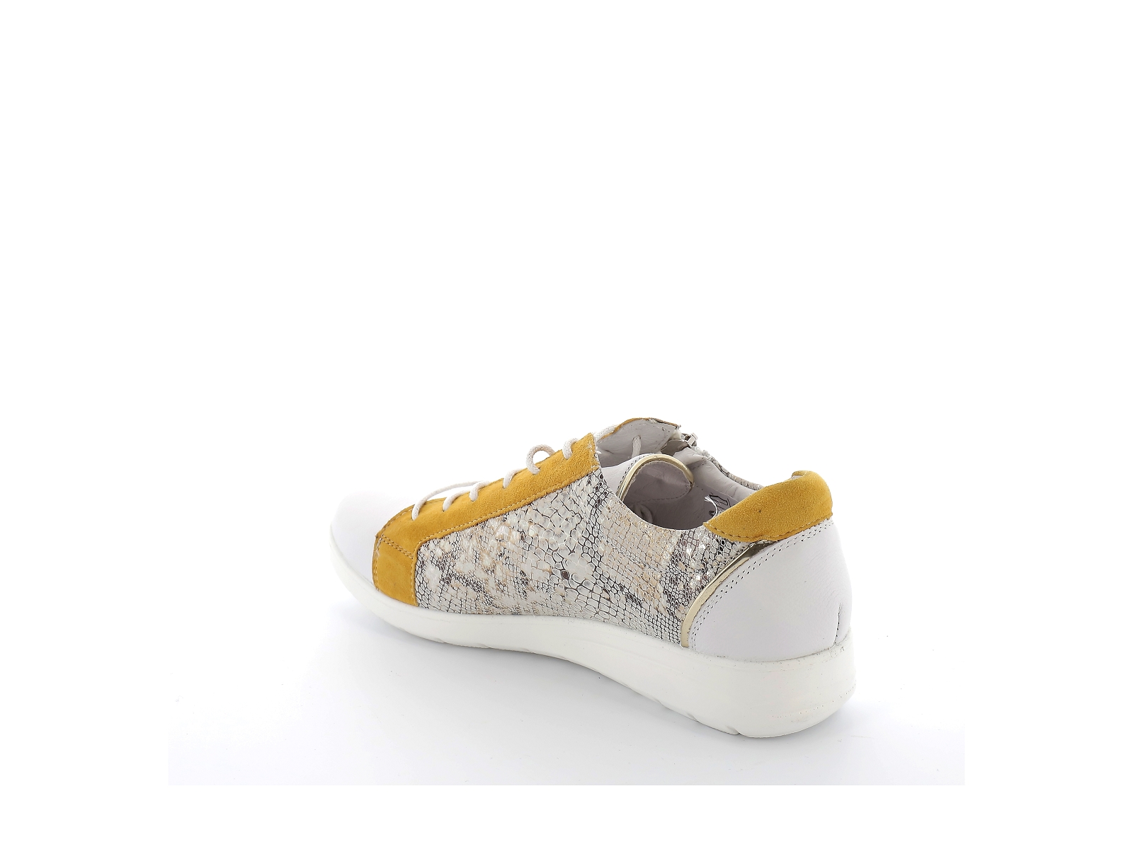 Inea-FARFADET Matières combinées Blanc-Jaune