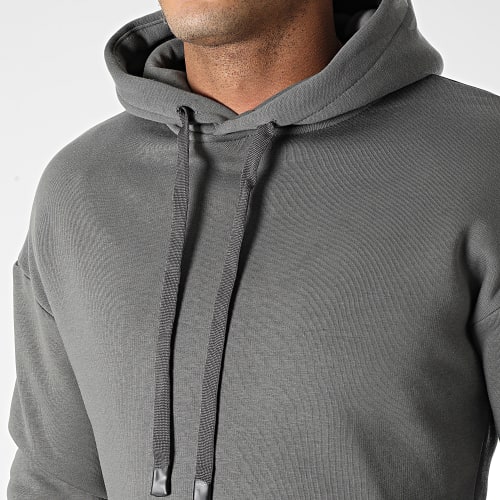 Ensemble Sweat Capuche Et Pantalon Jogging Gris Anthracite