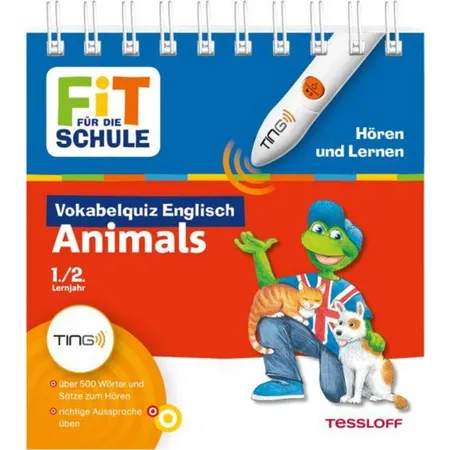 Tessloff Fit für die Schule Ting Vokabelquiz English Animals