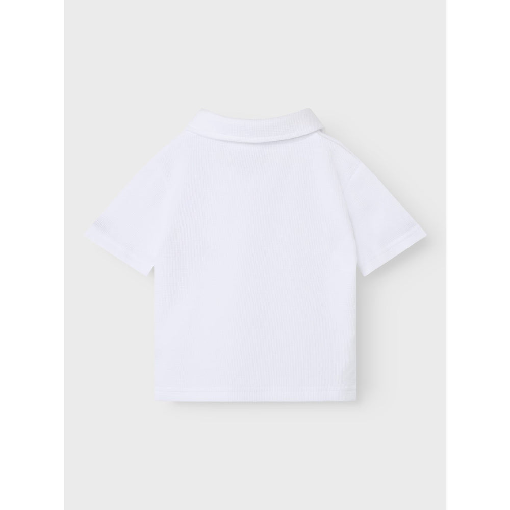 Køb Name It Bright White Janus Regular Polo