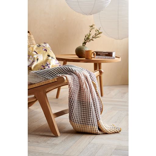 Södahl Blend Plaid, Gold /Multi, 150x170 cm