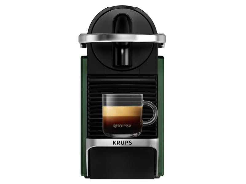 Krups Kaffeemaschine Nespresso Pixie XN3063CH Dunkelgrün Elegante Kapselmaschine