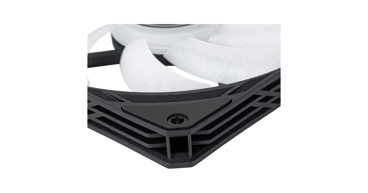 SilverStoneAir Slimmer 140 ARGB case fan  (Zwart, 140 x 15 x 140 mm, PWM)