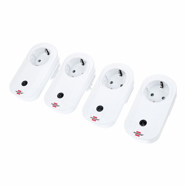 Brennenstuhl RC Switch Sockets Set of 4