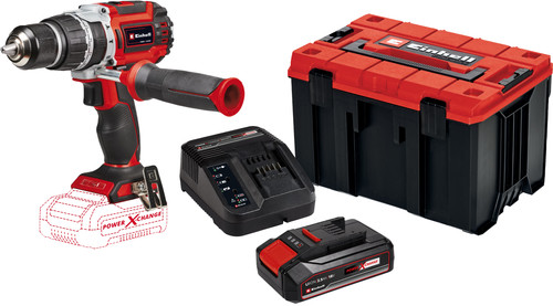 Einhell TP-CD 18/60 Li-i BL Solo 2,5 Ah Accu E-Case M Starterspakket