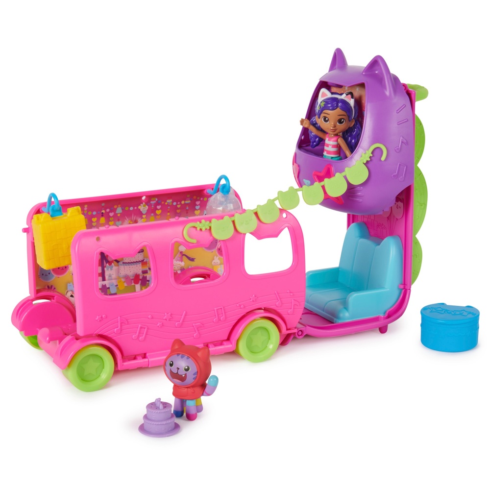 Gabbys Puppenhaus Perfektes Partybus-Set