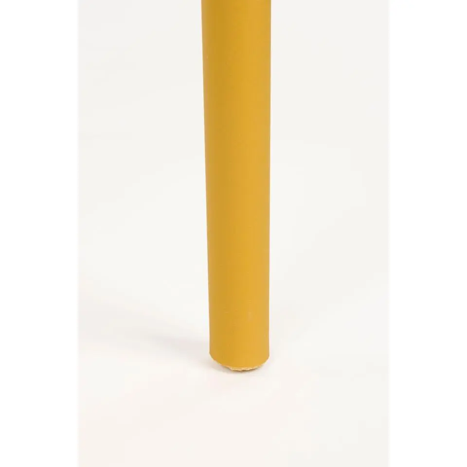 Housecraft Serra Tuinstoel/ Eetkamerstoelen Kunststof Geel - Set van 4