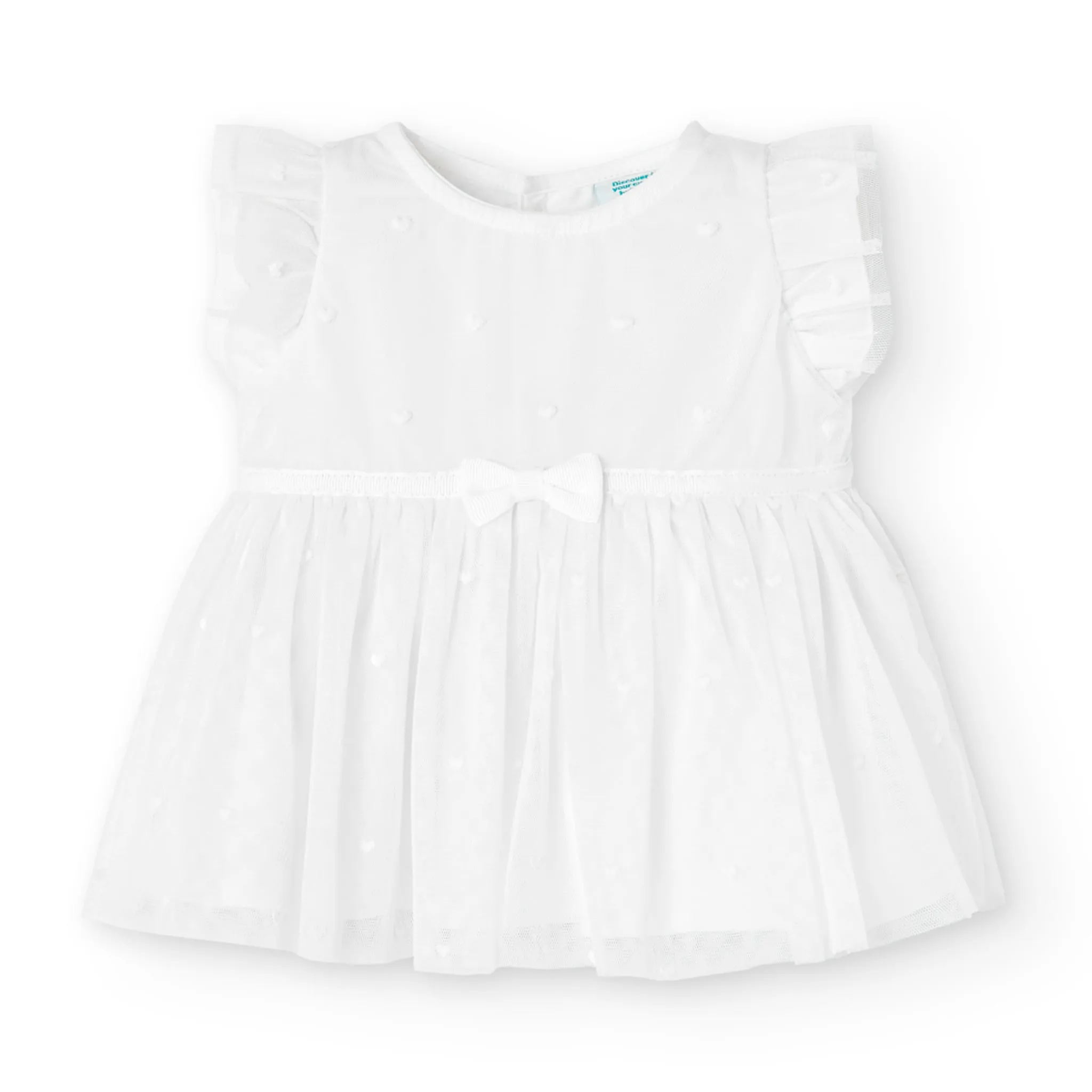 Boboli Robe Tulle Coeurs 6-18mois