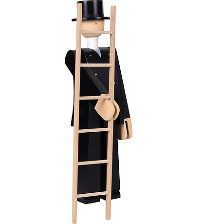 Kay Bojesen Tr?figur - Skorstensfejeren - 21 cm - Sort