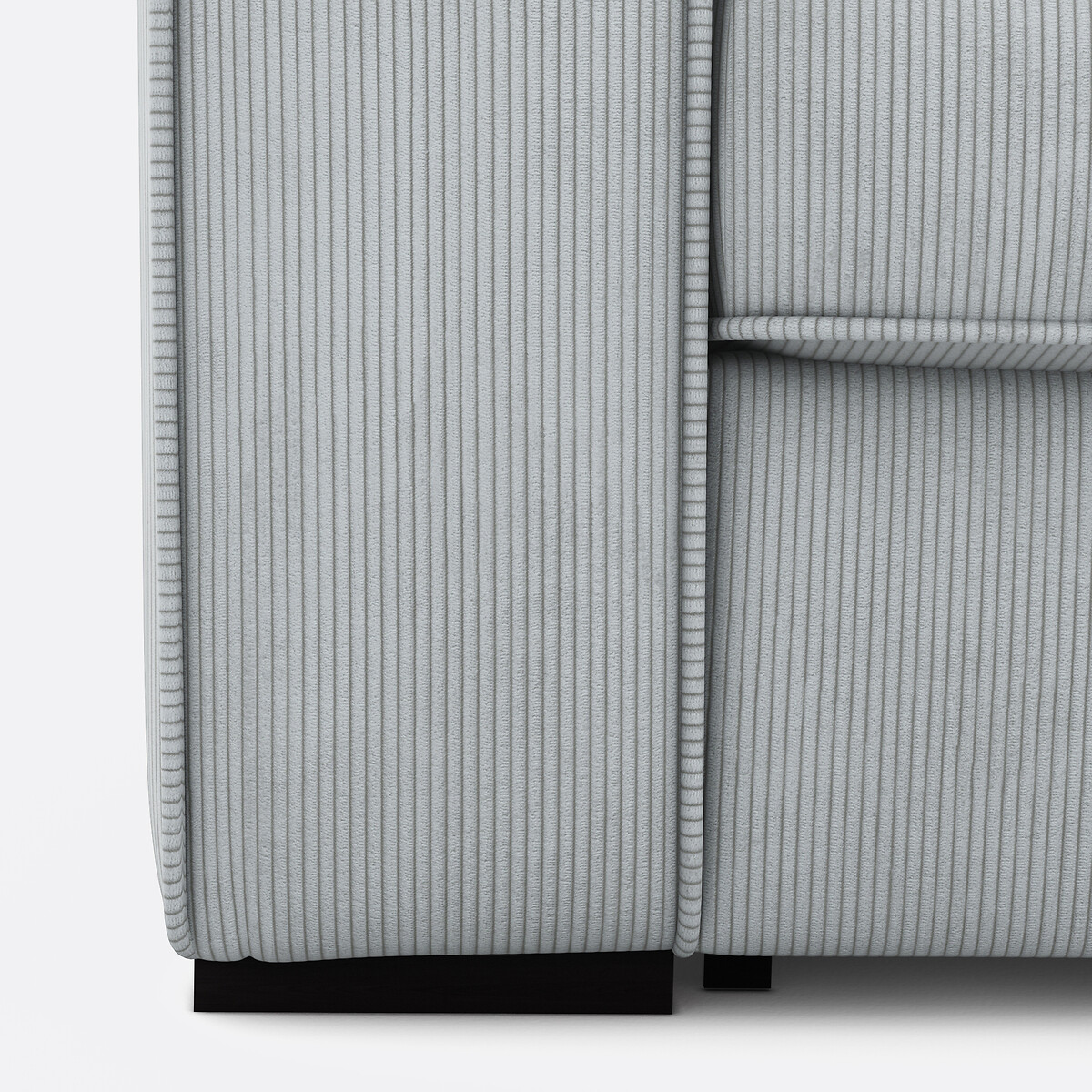 LA REDOUTE INTERIEURS<br>Sofá-cama em veludo cotelê fino, espuma, Cecilia