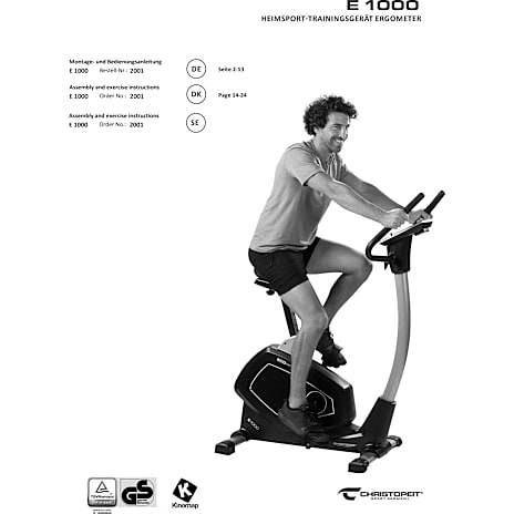 Top Sport ECO 1000 Ergometer Motionscykel