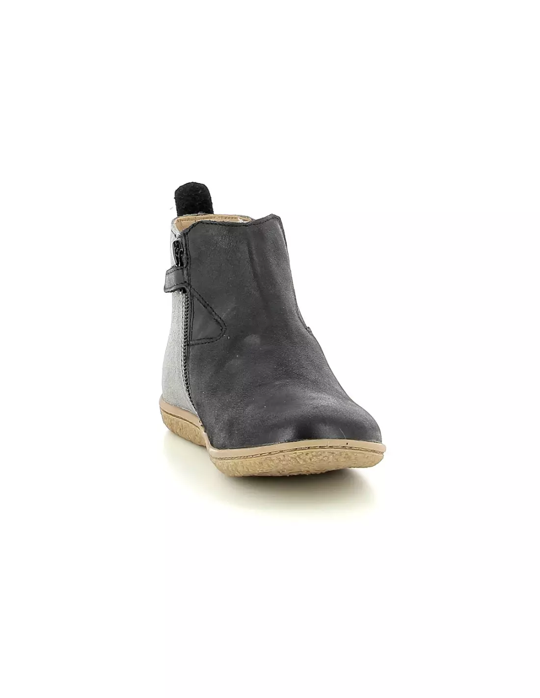 KICKERS VERMILLON NOIR ARG 744611 - Bottes Noirargent