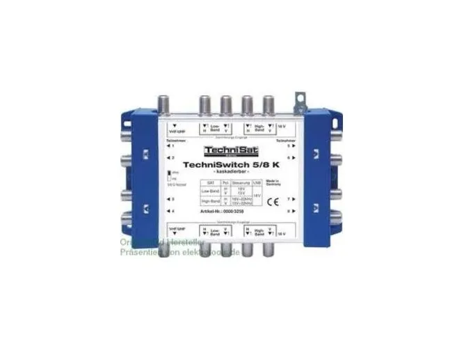 TechniSat TechniSwitch 5/8 K - RF-forstærker / -splitter