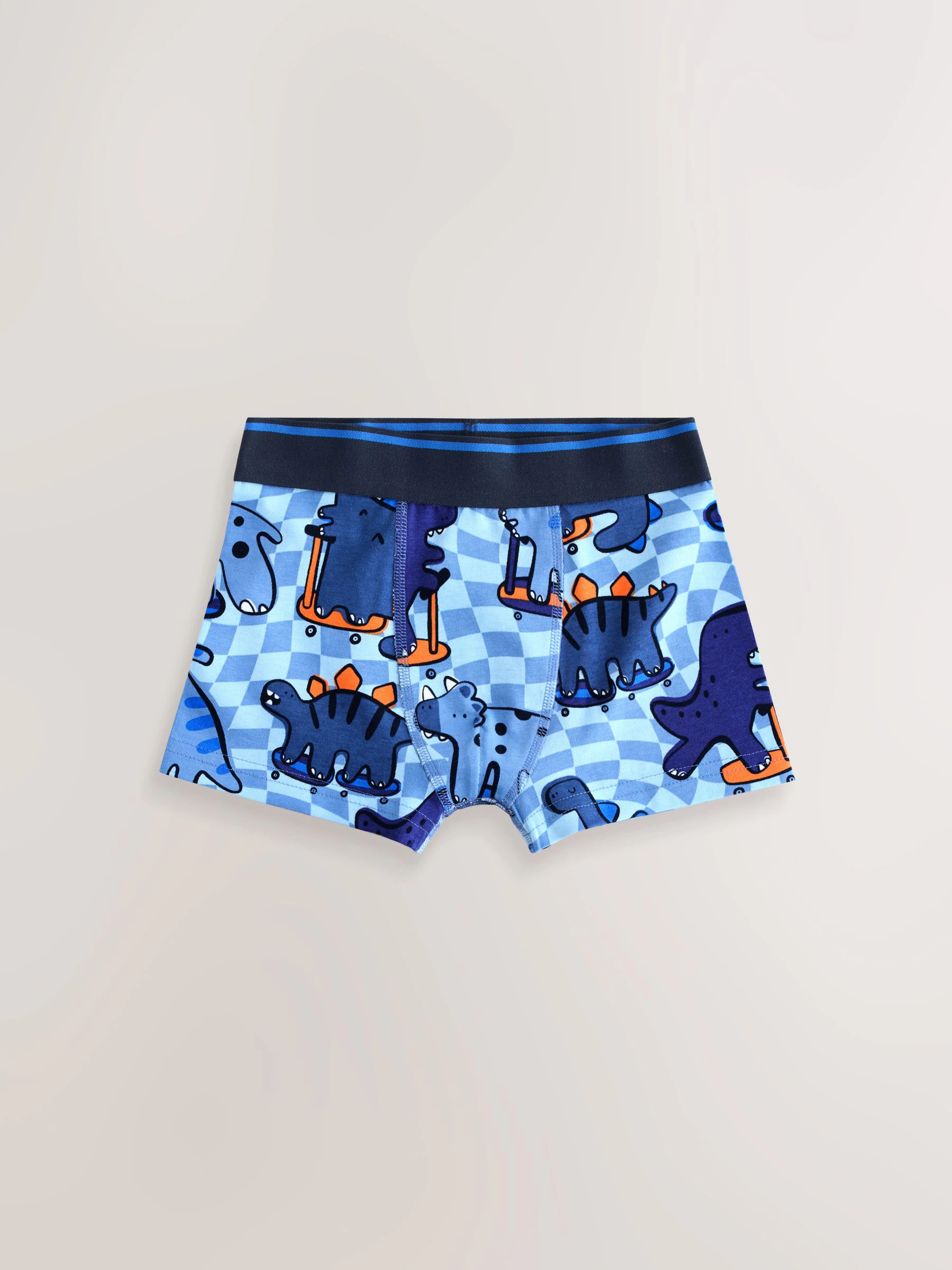 Dino Checkerboard - Verpakking van 5 trunks met motief (1,5-16jr)