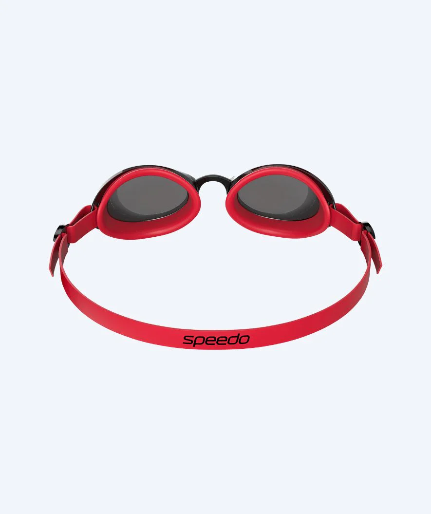 Speedo motions svømmebriller - Jet 2.0 - Rød (Smoke linse)