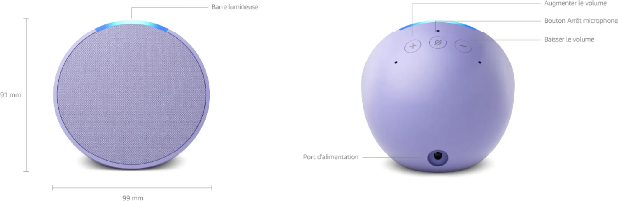 Amazon Echo Pop Blanc Enceintes connectées