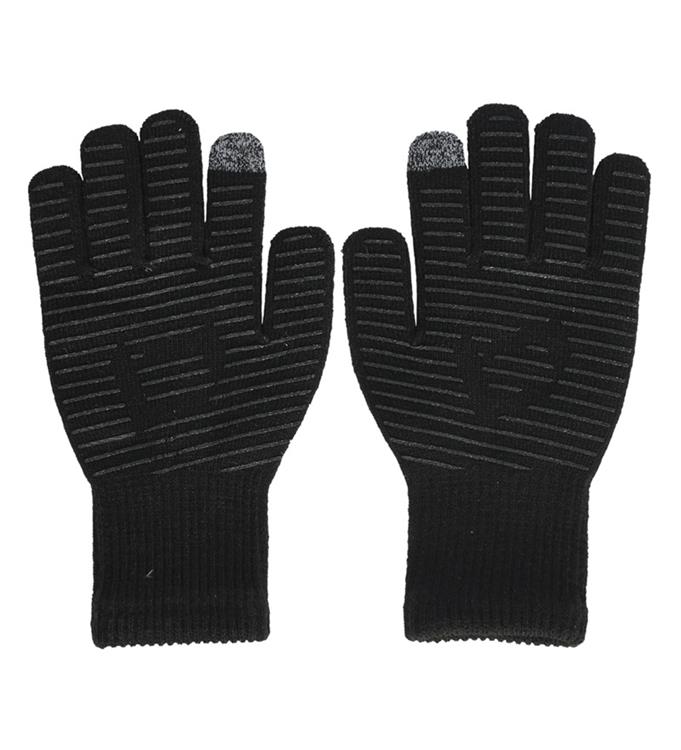 Brabo Wintergloves Plain Black Hockeyhandschoenen