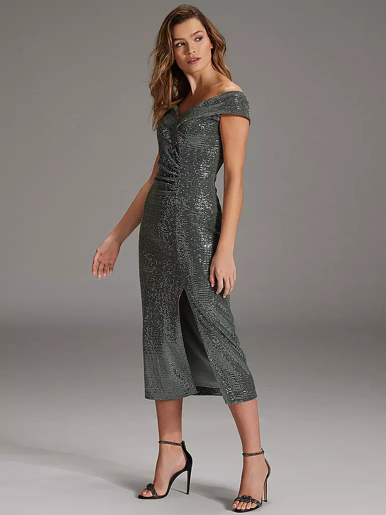 SWING Abendkleid olive