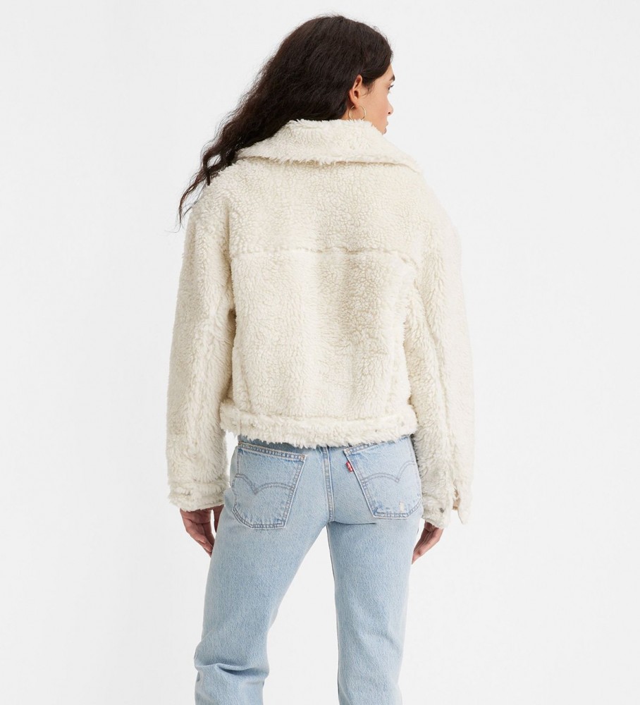 Jaqueta Levi's Baby Bubble, off-white