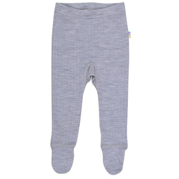 Uld Rib Grey Melange Leggings - Joha → Luksusbaby.dk