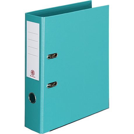 Classeur à levier cartonné Bruneau A4 - Dos 7,2 cm couleurs mode assorties