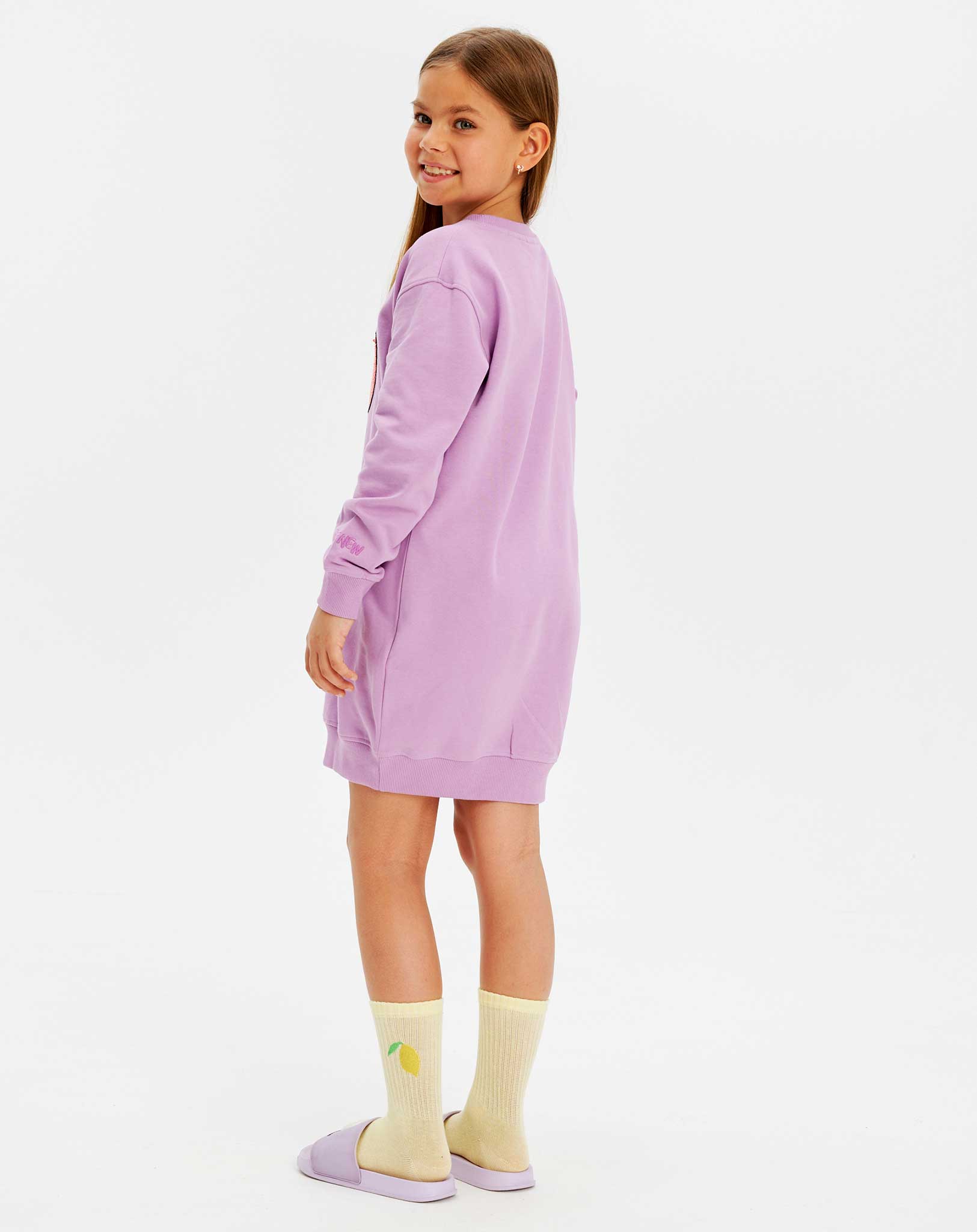 Sweatkleid JOLENE in lavender herb