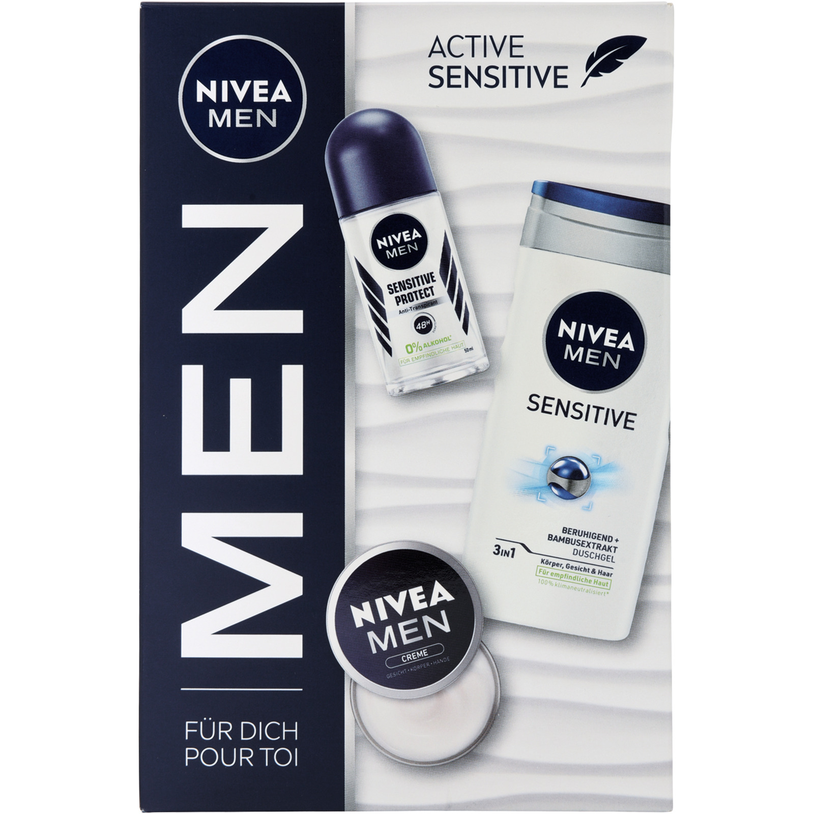 Nivea Set Männer Active 3er