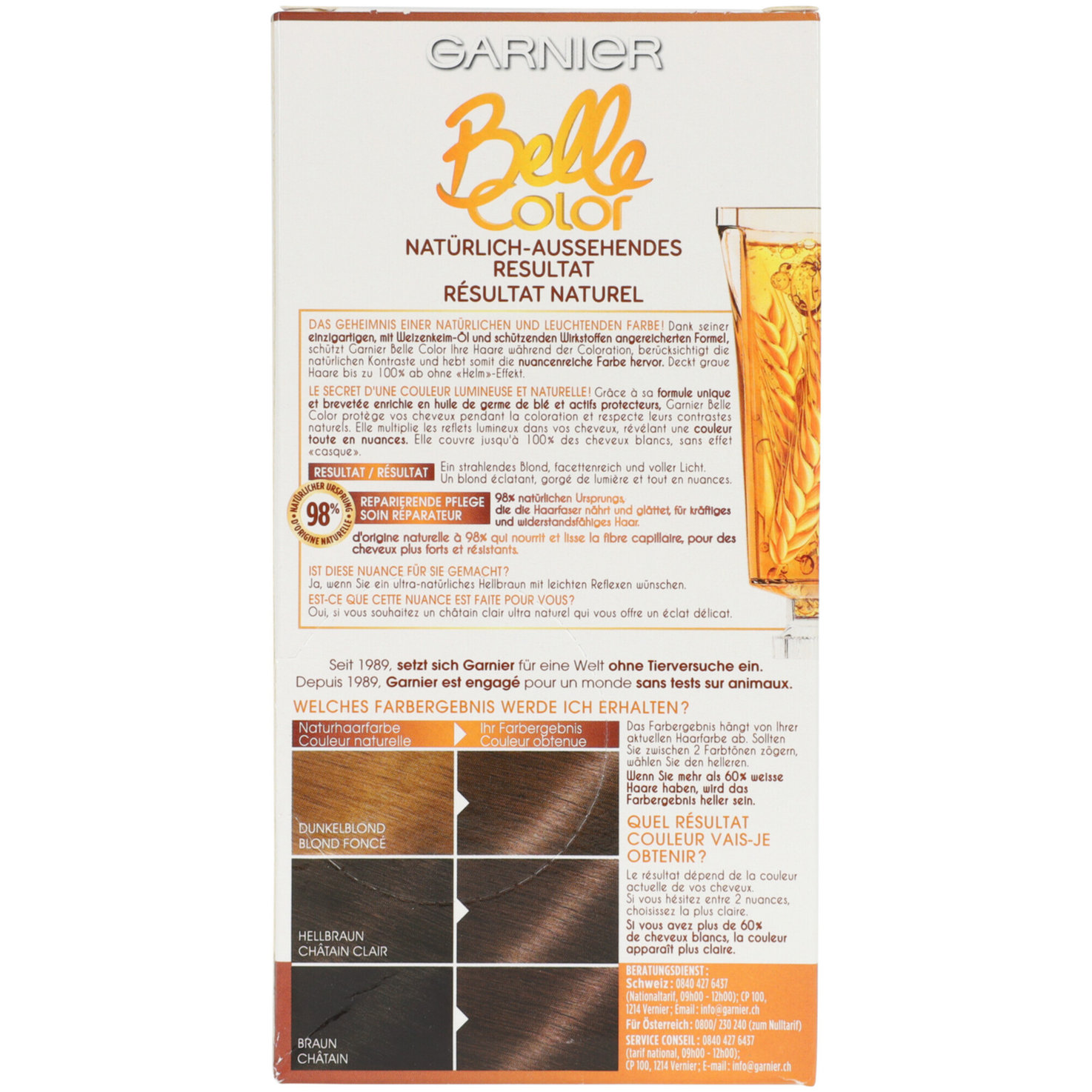 Belle Color Haarfärbung 20 Hellbraun
