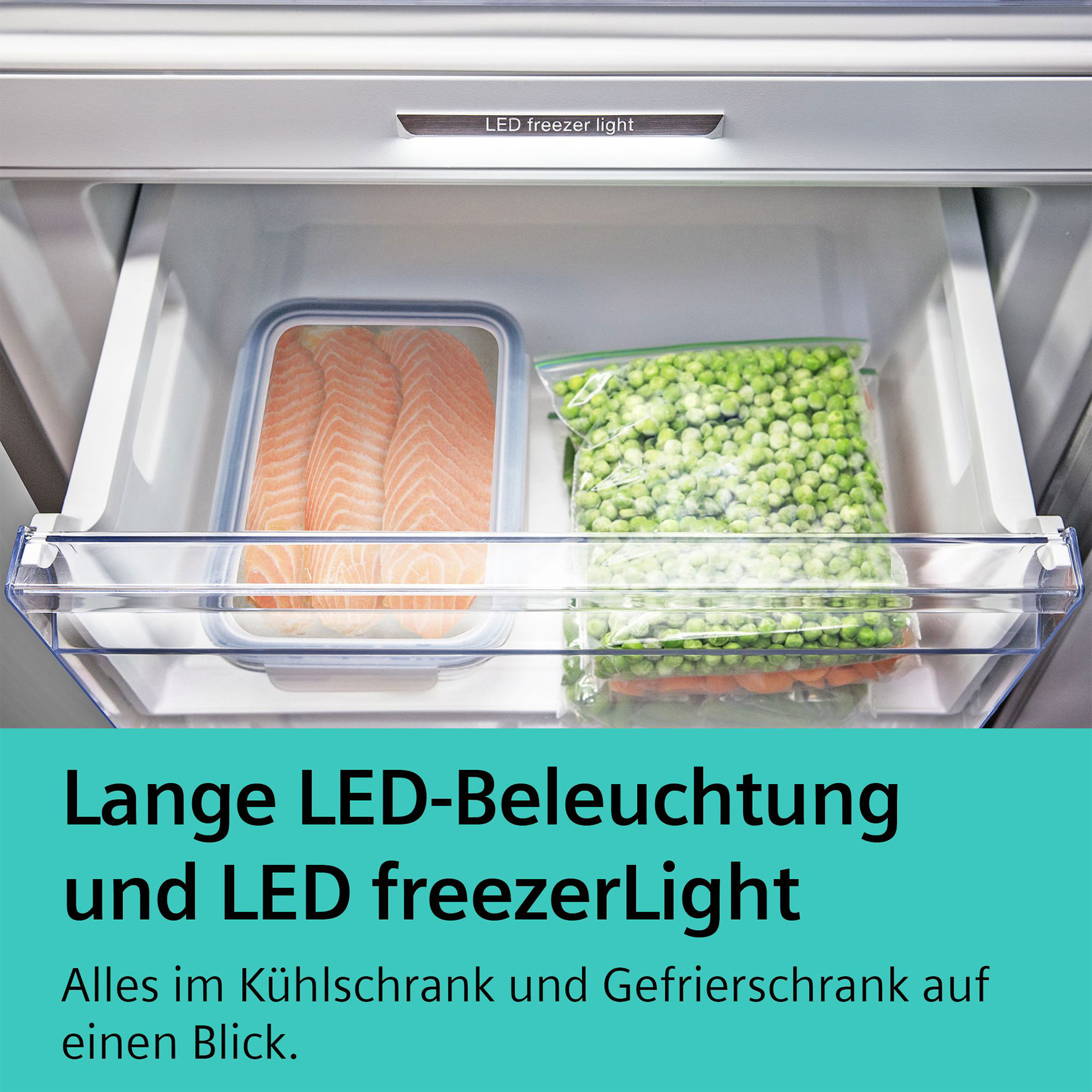 SIEMENS Kühl-Gefrierkombination KG49NAIBT - Edelstahl - B