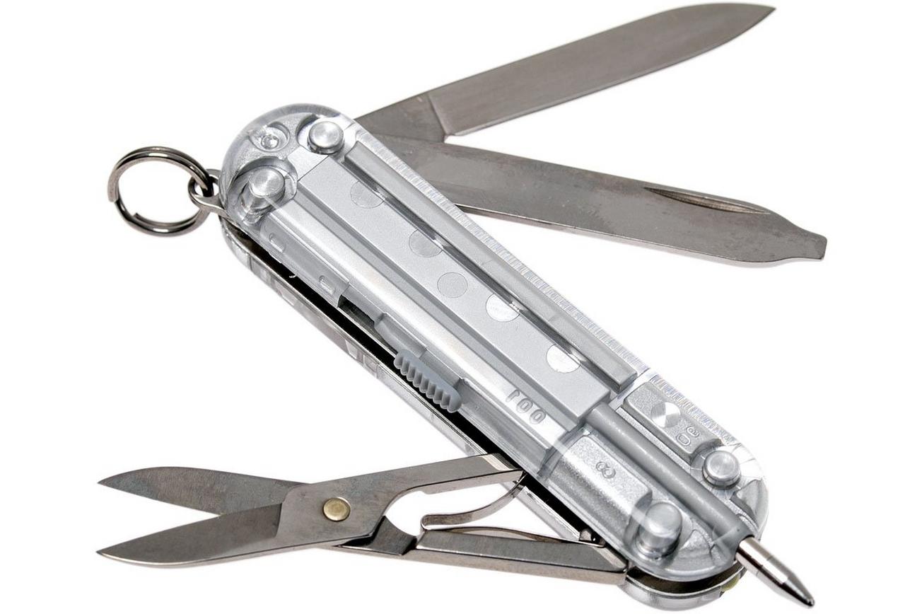 Victorinox Signature Lite transparant zilver 0.6226.T7 Zwitsers zakmes
