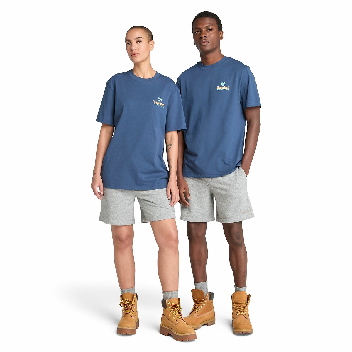 TIMBERLAND<br>Camiseta de manga curta com estampa gráfica nas costas