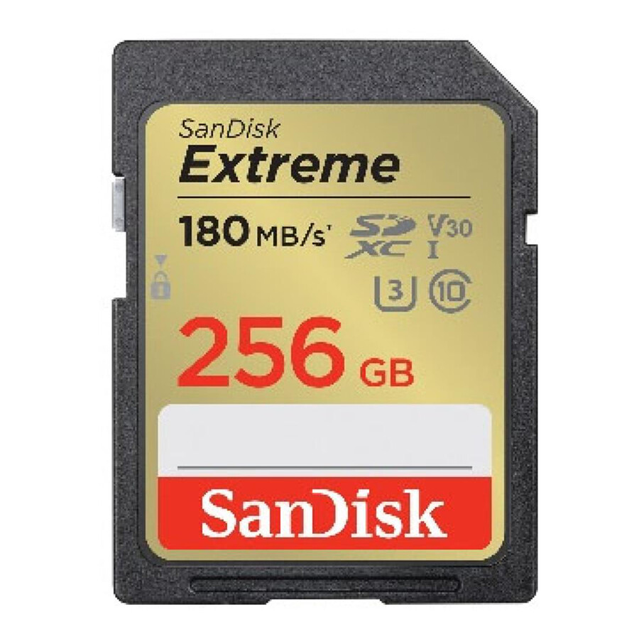 SanDisk Extreme SDXC UHS-I 256 Go