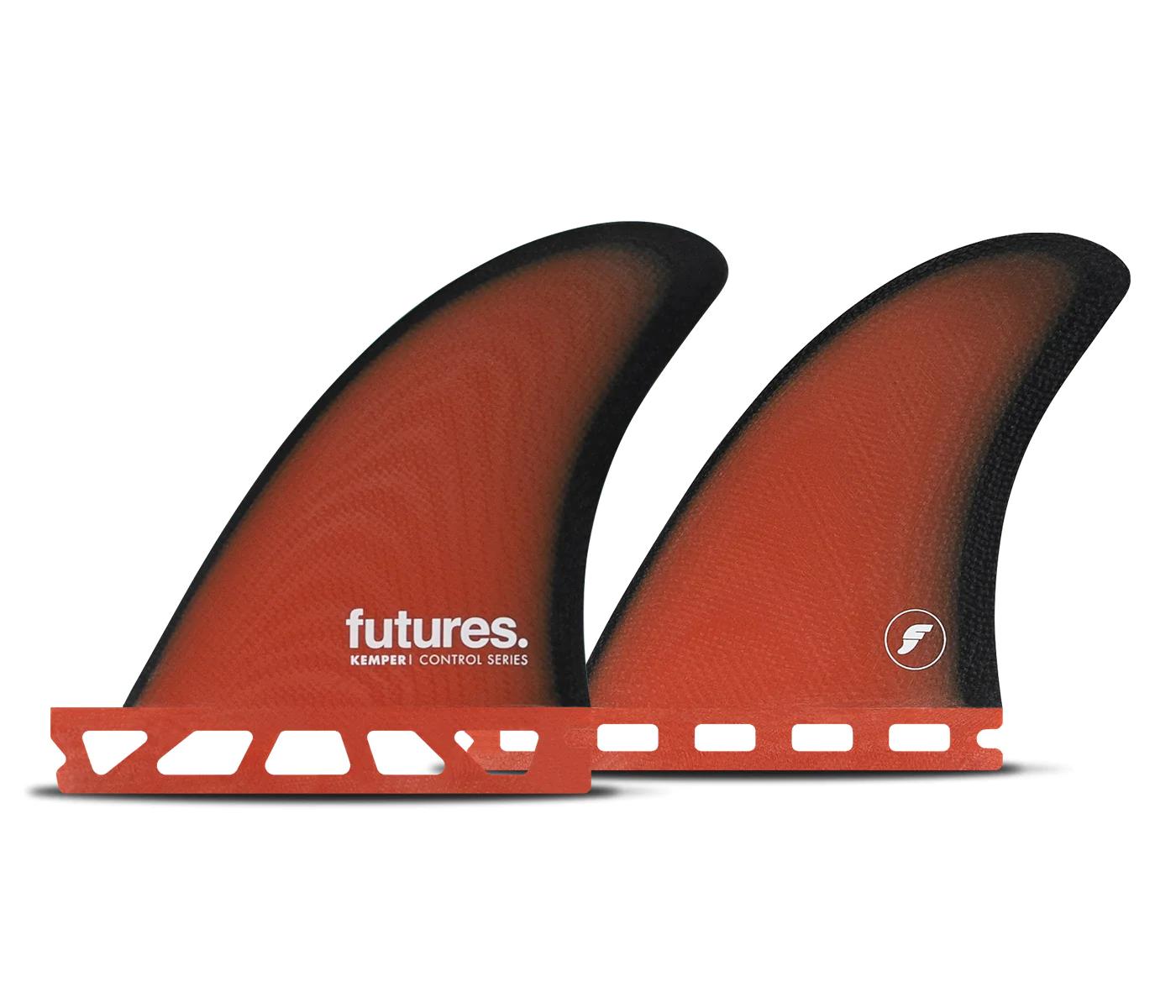 Futures Billy Kemper Fiberglass - Red / Black - Quad - M