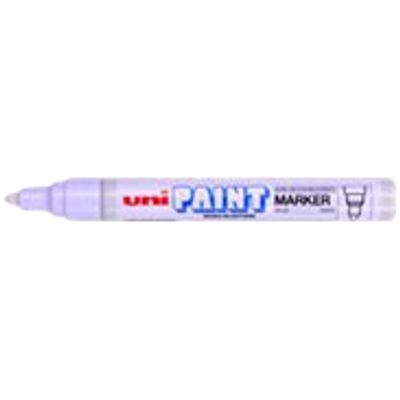 UNI PAINT PX - Marqueur permanent - pointe ogive - blanc